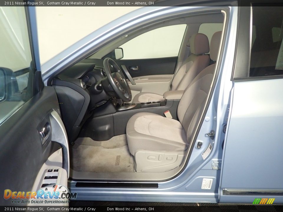 2011 Nissan Rogue SV Gotham Gray Metallic / Gray Photo #22