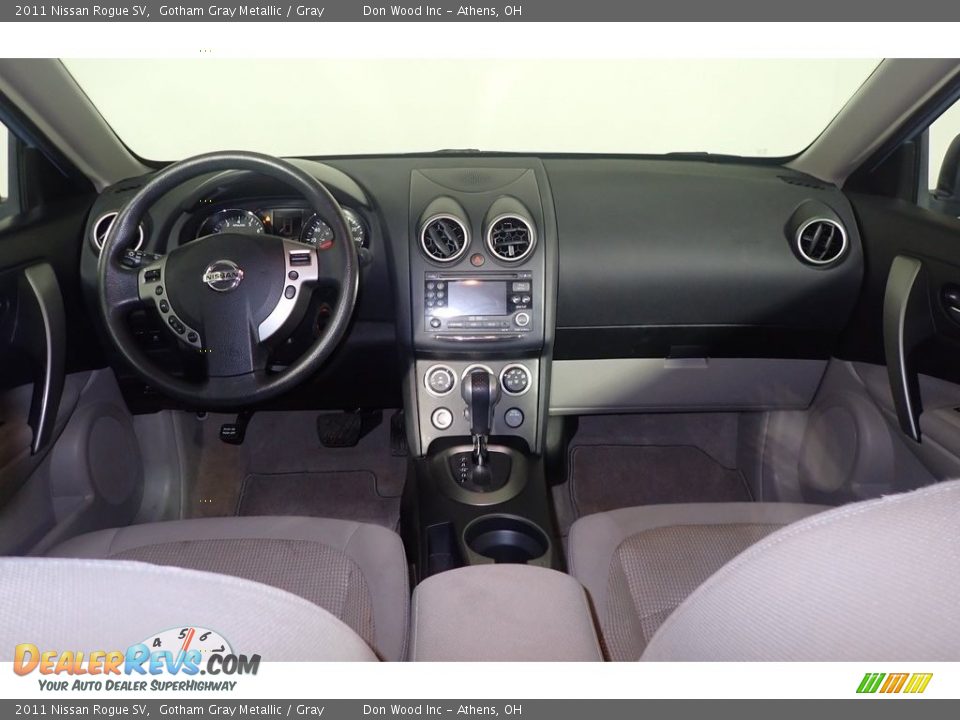 2011 Nissan Rogue SV Gotham Gray Metallic / Gray Photo #24