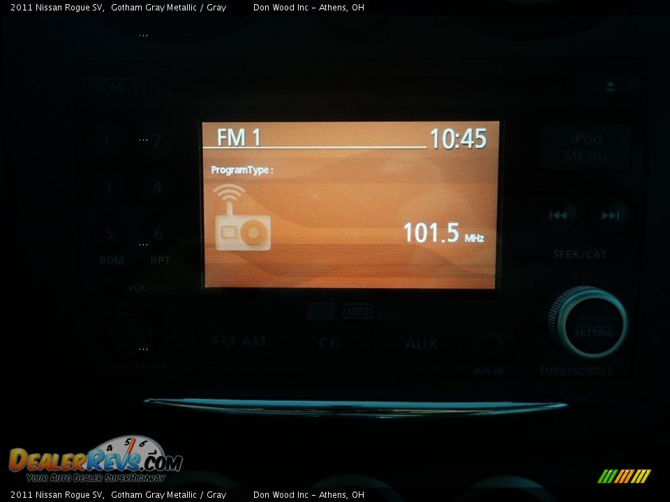 2011 Nissan Rogue SV Gotham Gray Metallic / Gray Photo #26