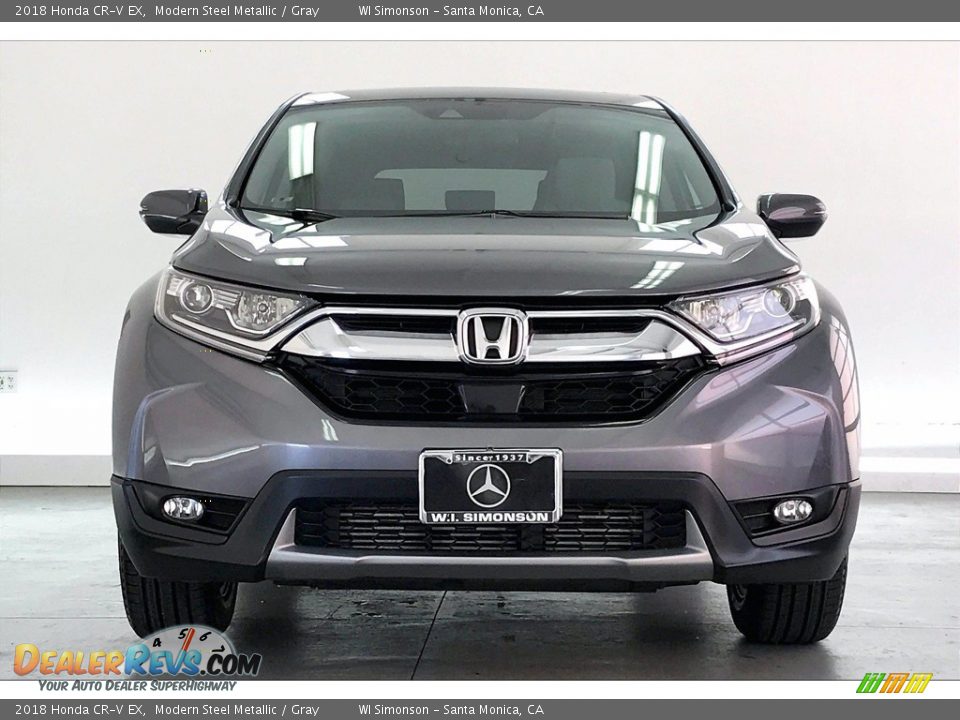 2018 Honda CR-V EX Modern Steel Metallic / Gray Photo #2