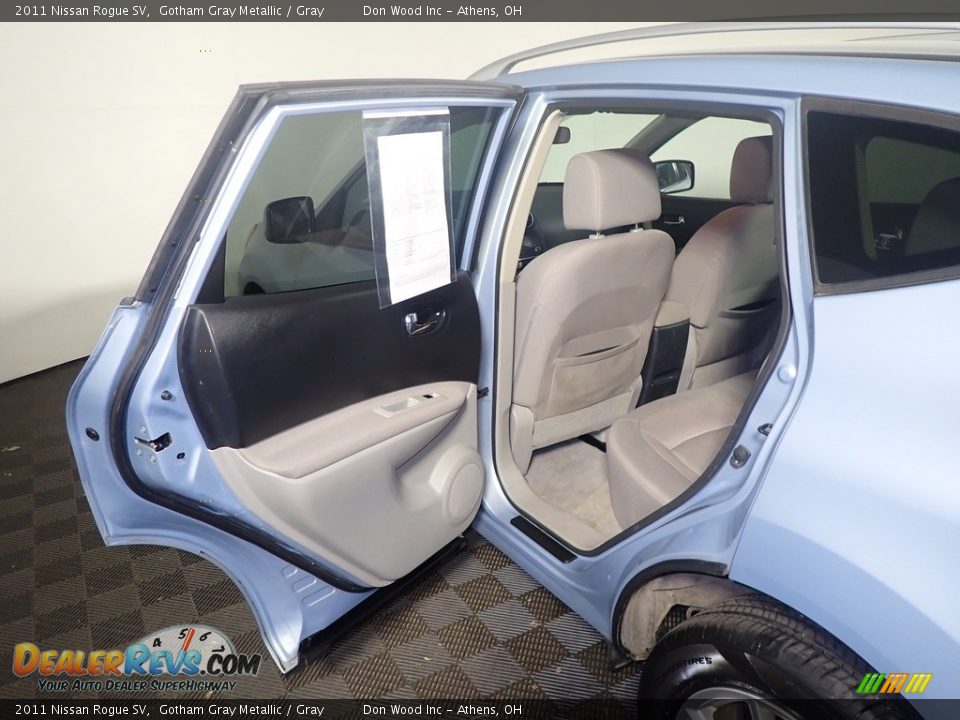 2011 Nissan Rogue SV Gotham Gray Metallic / Gray Photo #34