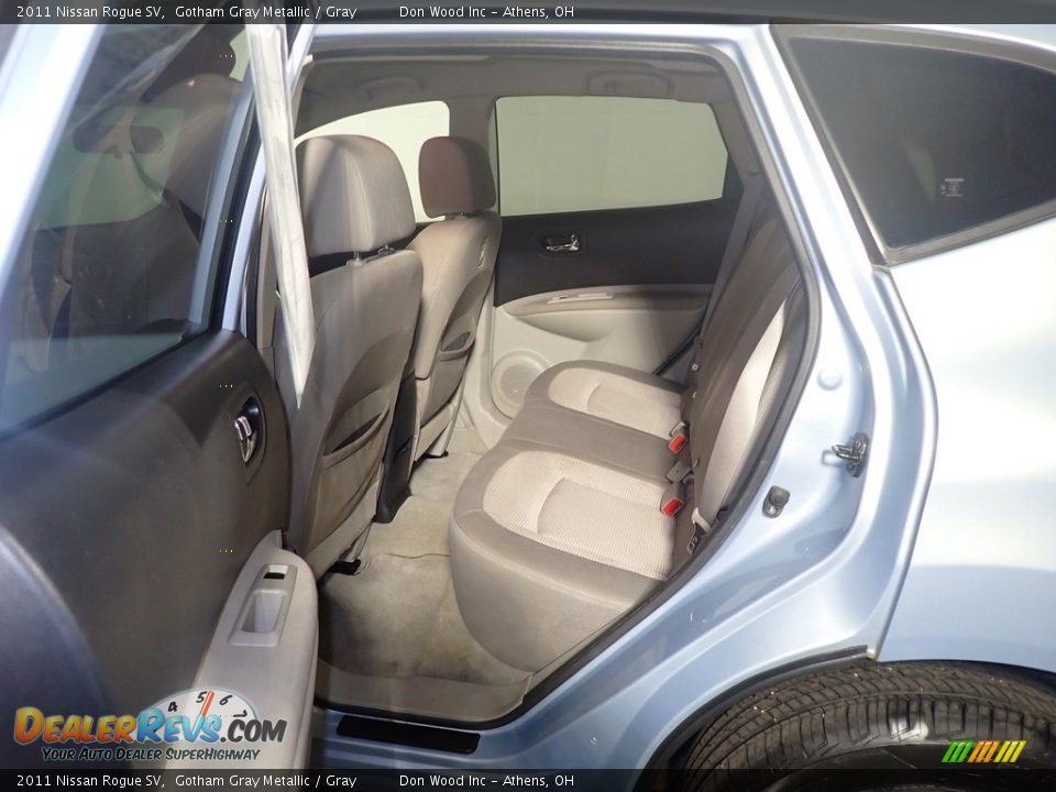 2011 Nissan Rogue SV Gotham Gray Metallic / Gray Photo #35