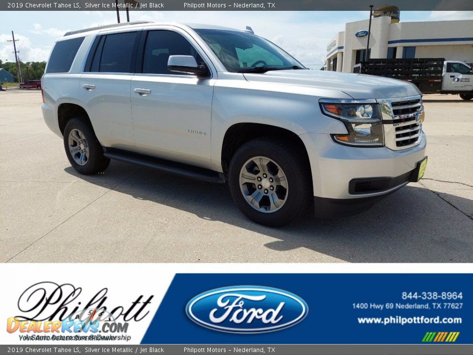 2019 Chevrolet Tahoe LS Silver Ice Metallic / Jet Black Photo #1