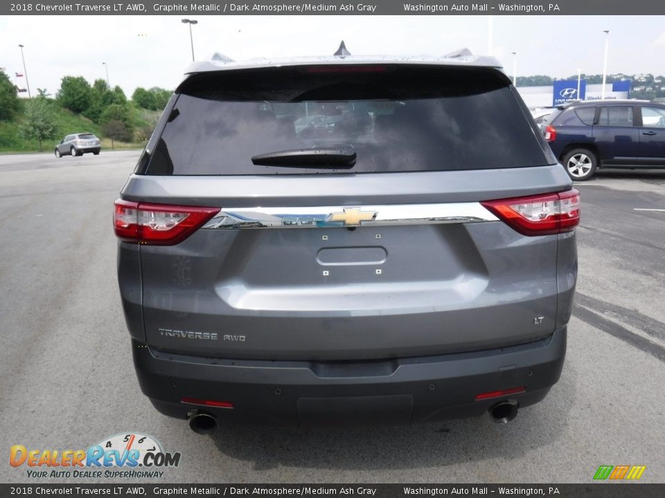 2018 Chevrolet Traverse LT AWD Graphite Metallic / Dark Atmosphere/Medium Ash Gray Photo #8