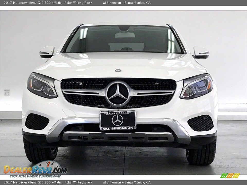 2017 Mercedes-Benz GLC 300 4Matic Polar White / Black Photo #2