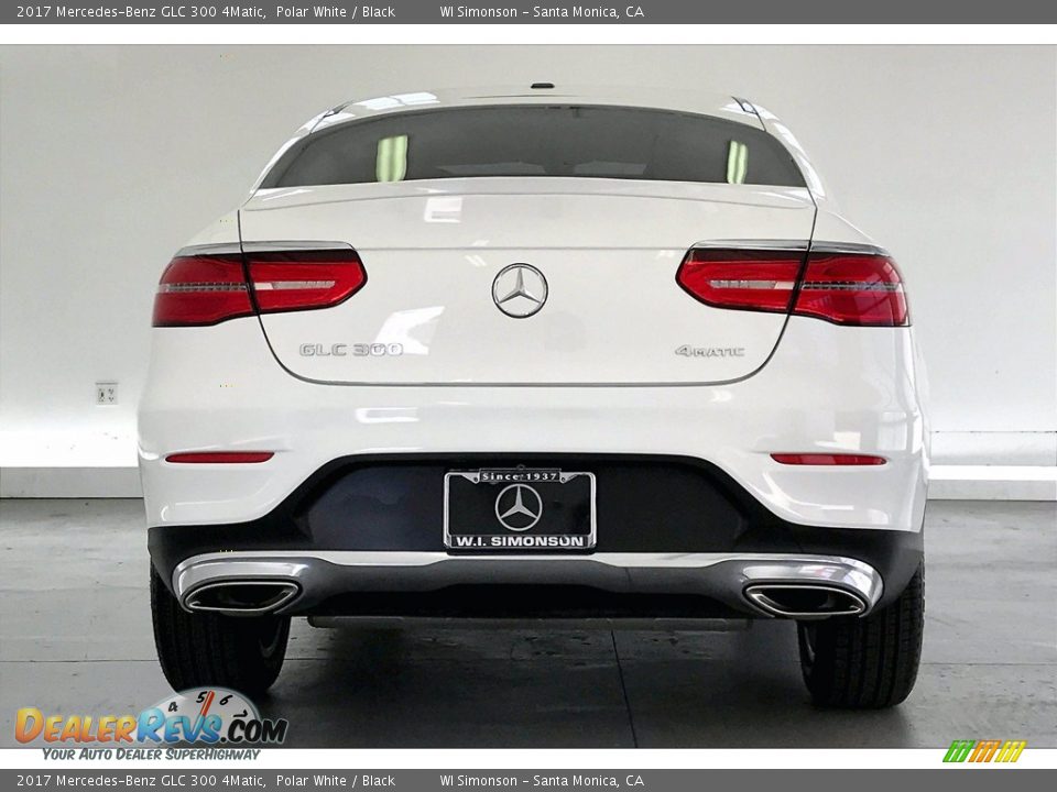 2017 Mercedes-Benz GLC 300 4Matic Polar White / Black Photo #3