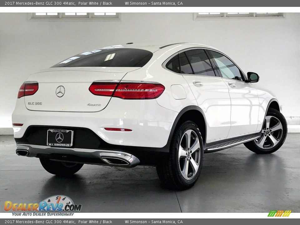 2017 Mercedes-Benz GLC 300 4Matic Polar White / Black Photo #13