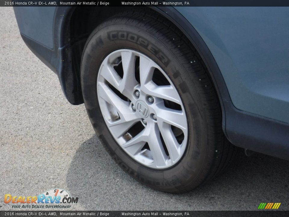 2016 Honda CR-V EX-L AWD Mountain Air Metallic / Beige Photo #4