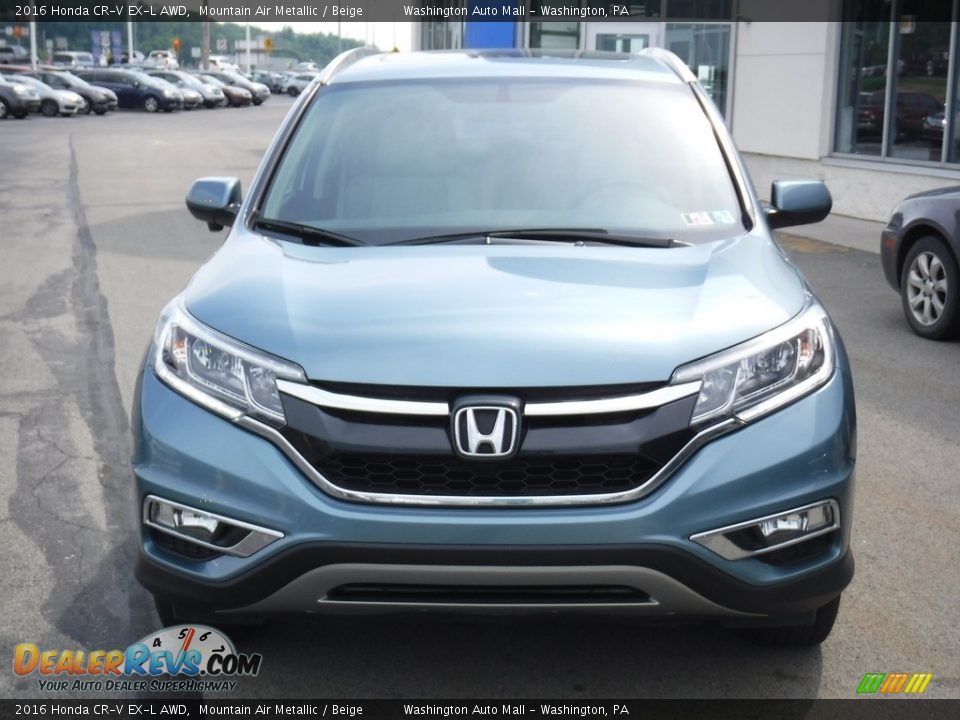 2016 Honda CR-V EX-L AWD Mountain Air Metallic / Beige Photo #5