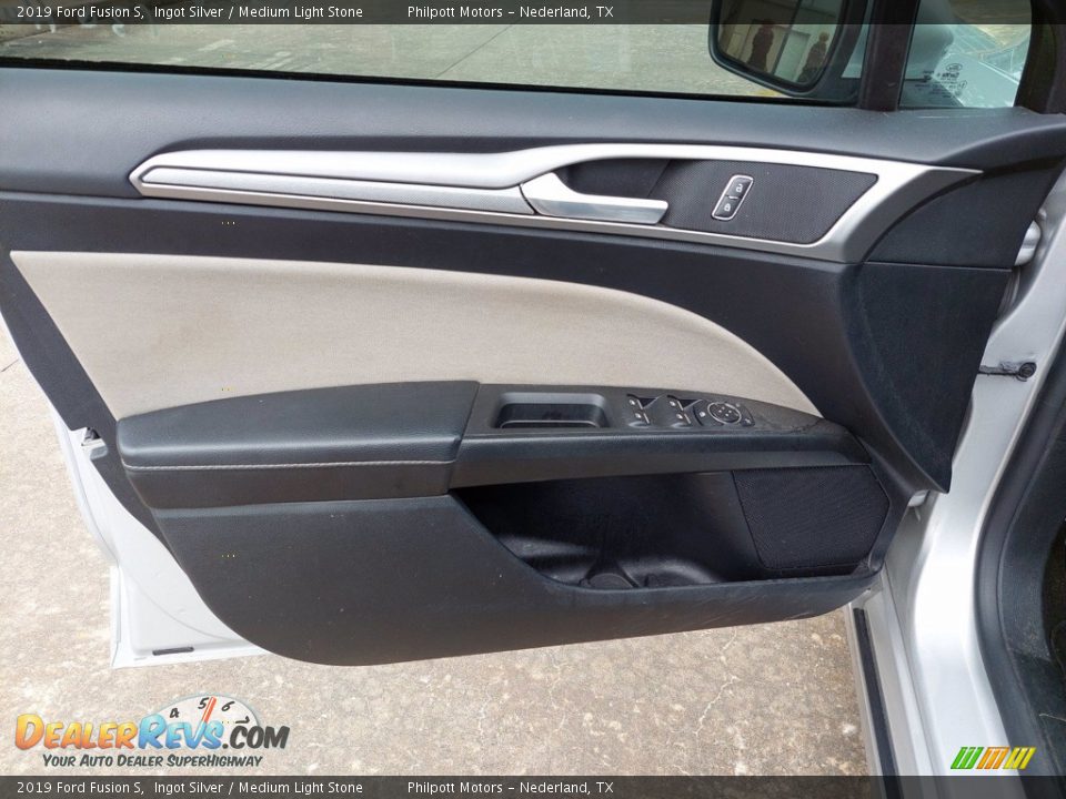 2019 Ford Fusion S Ingot Silver / Medium Light Stone Photo #13