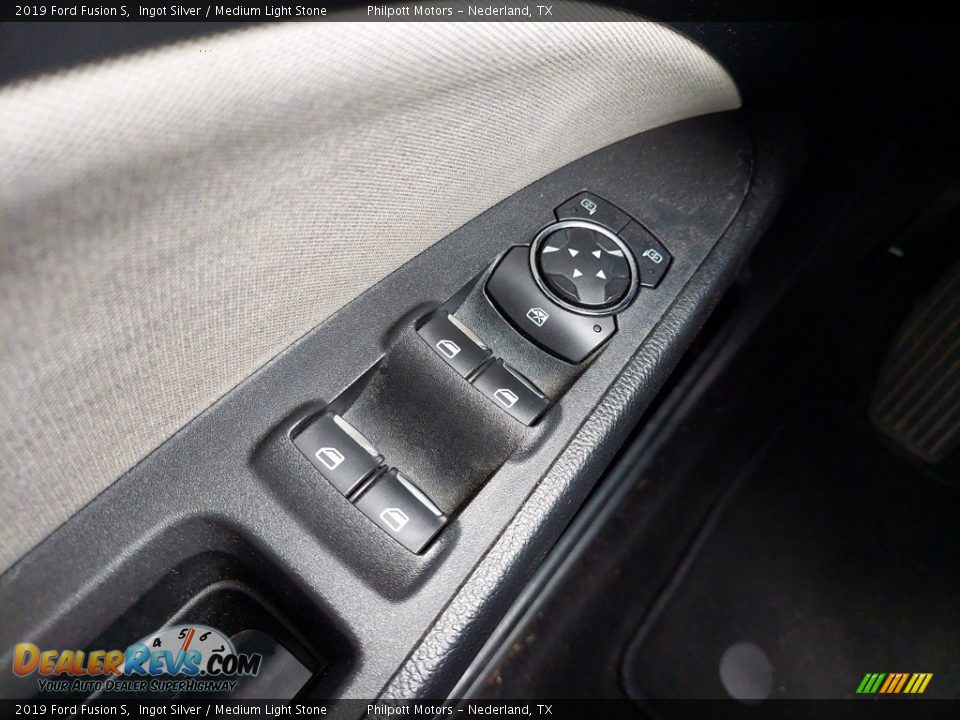 2019 Ford Fusion S Ingot Silver / Medium Light Stone Photo #14
