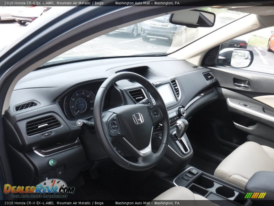 Dashboard of 2016 Honda CR-V EX-L AWD Photo #15