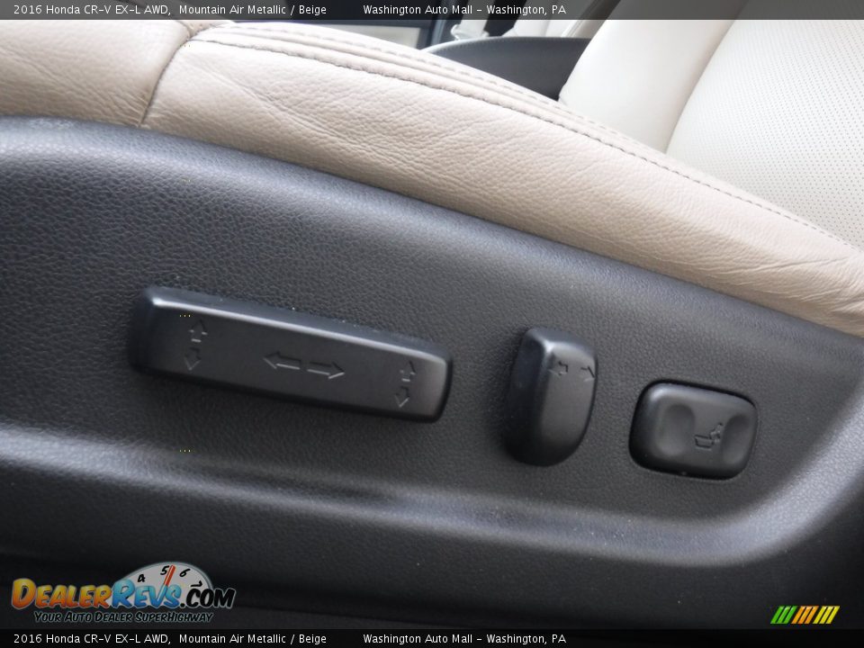 Front Seat of 2016 Honda CR-V EX-L AWD Photo #18