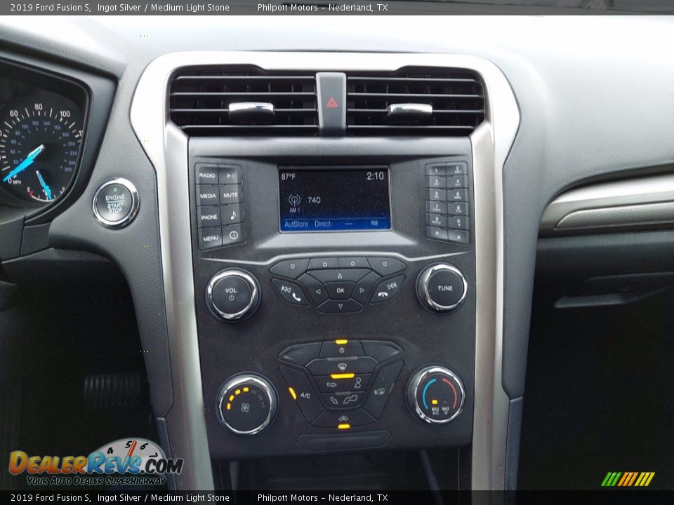 2019 Ford Fusion S Ingot Silver / Medium Light Stone Photo #18