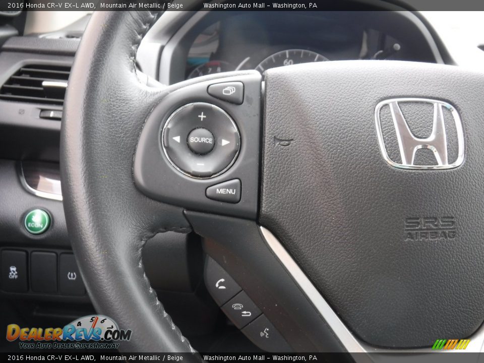 2016 Honda CR-V EX-L AWD Steering Wheel Photo #23