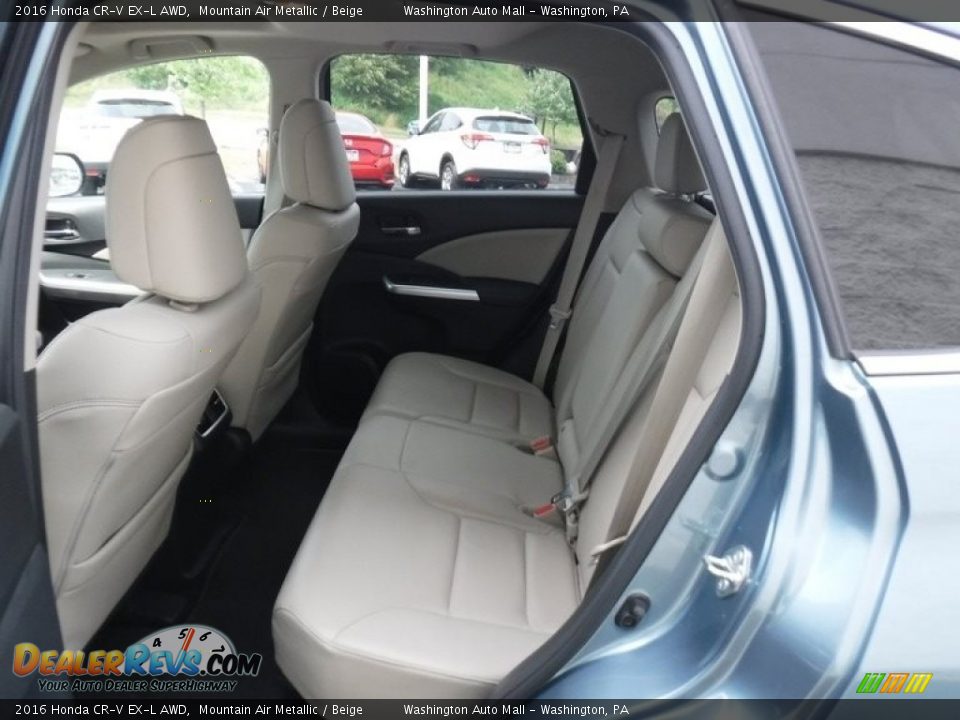 Rear Seat of 2016 Honda CR-V EX-L AWD Photo #25