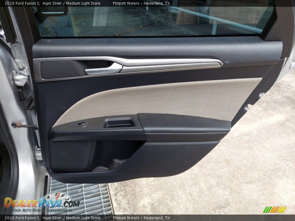 2019 Ford Fusion S Ingot Silver / Medium Light Stone Photo #27