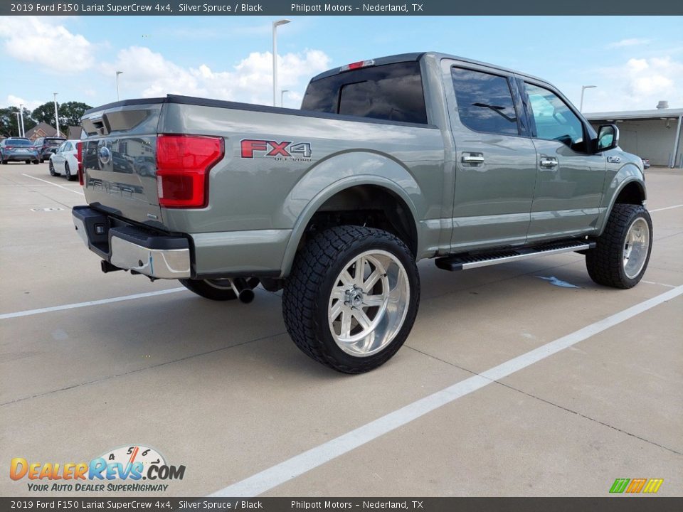 2019 Ford F150 Lariat SuperCrew 4x4 Silver Spruce / Black Photo #3