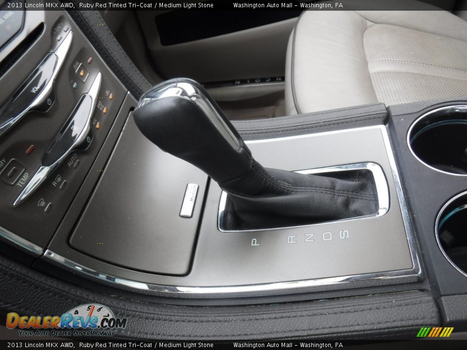 2013 Lincoln MKX AWD Ruby Red Tinted Tri-Coat / Medium Light Stone Photo #18