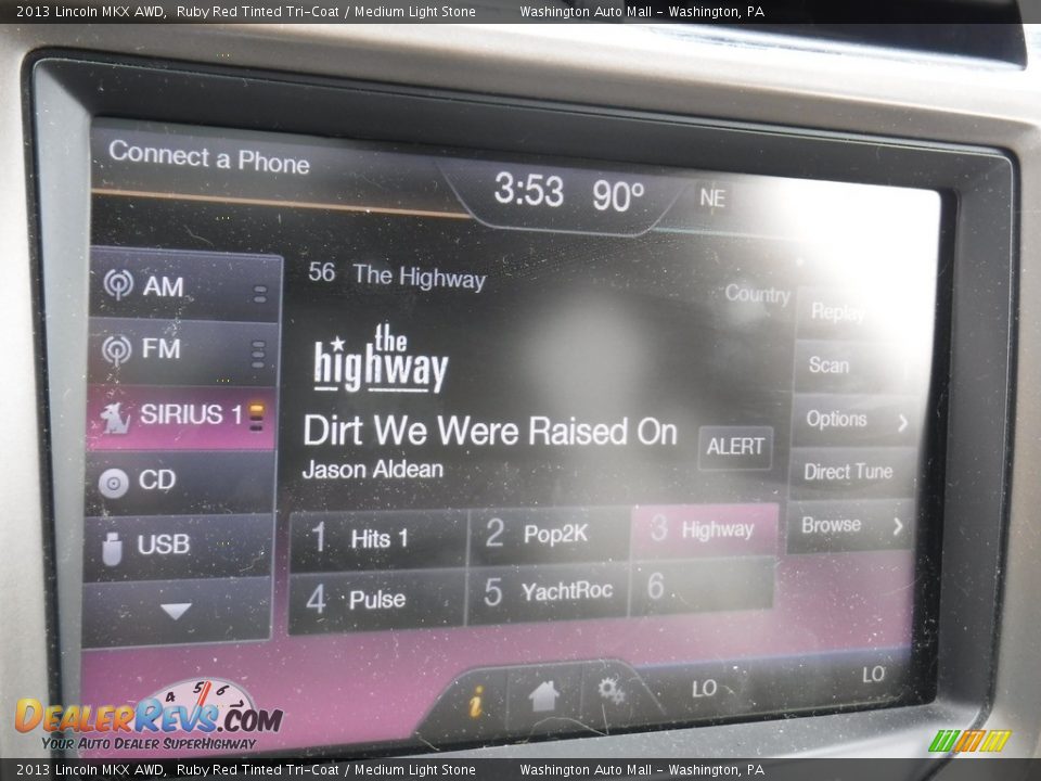 2013 Lincoln MKX AWD Ruby Red Tinted Tri-Coat / Medium Light Stone Photo #22