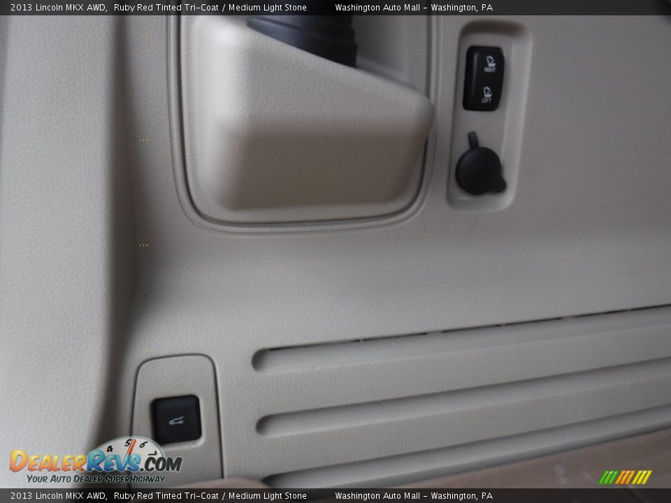 2013 Lincoln MKX AWD Ruby Red Tinted Tri-Coat / Medium Light Stone Photo #31
