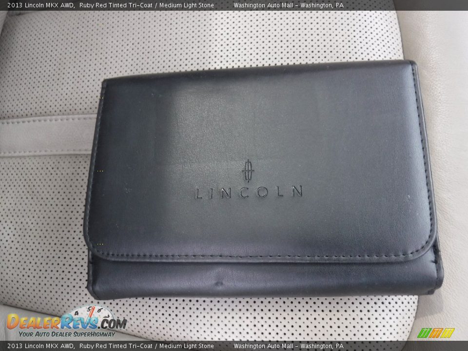 2013 Lincoln MKX AWD Ruby Red Tinted Tri-Coat / Medium Light Stone Photo #32