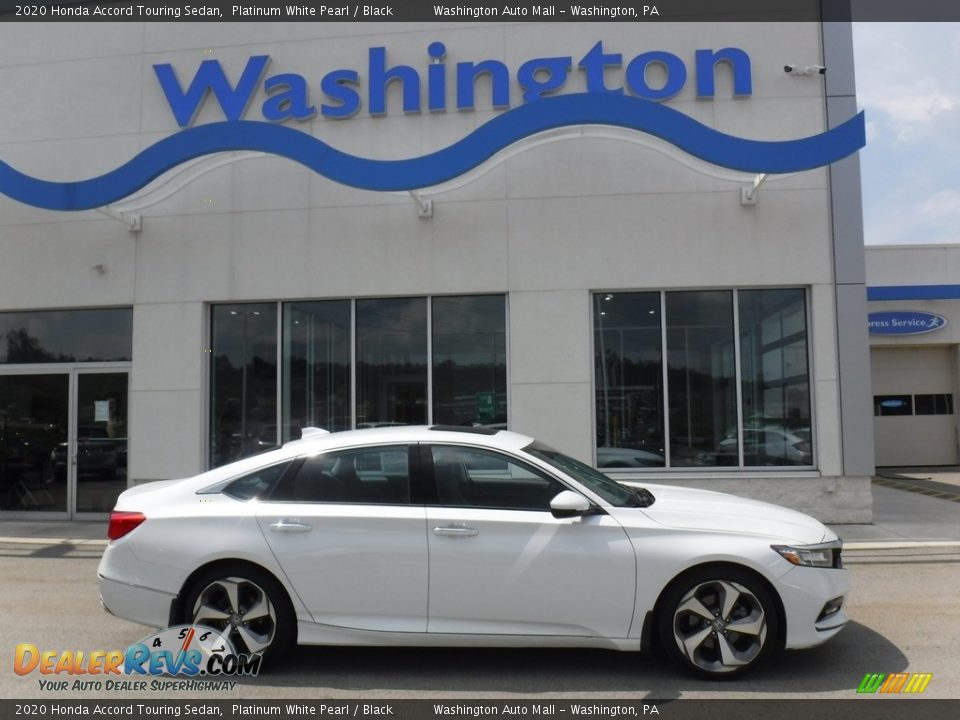 2020 Honda Accord Touring Sedan Platinum White Pearl / Black Photo #2