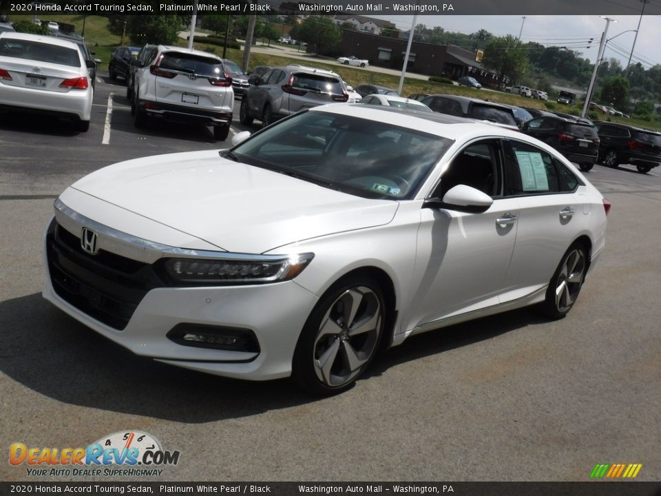 2020 Honda Accord Touring Sedan Platinum White Pearl / Black Photo #14