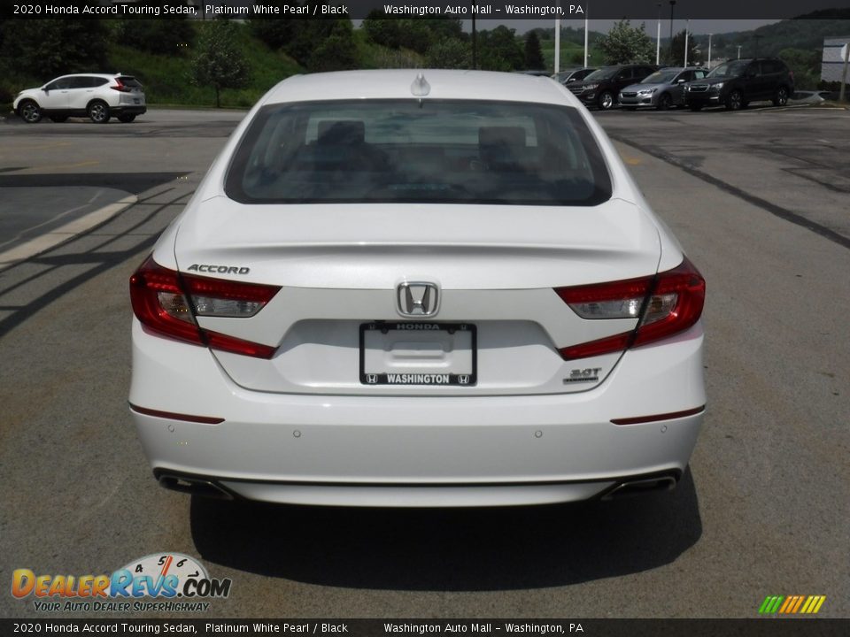 2020 Honda Accord Touring Sedan Platinum White Pearl / Black Photo #16