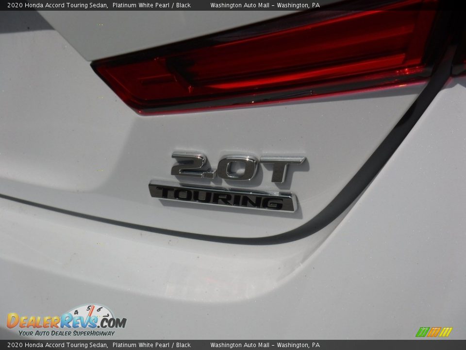 2020 Honda Accord Touring Sedan Platinum White Pearl / Black Photo #18