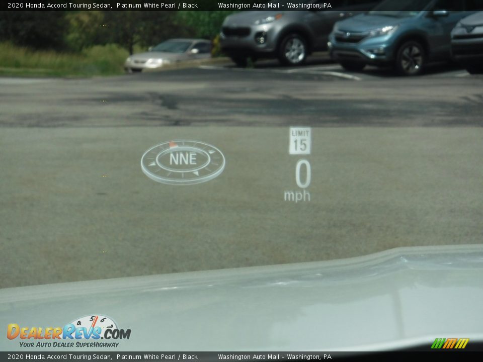 2020 Honda Accord Touring Sedan Platinum White Pearl / Black Photo #19