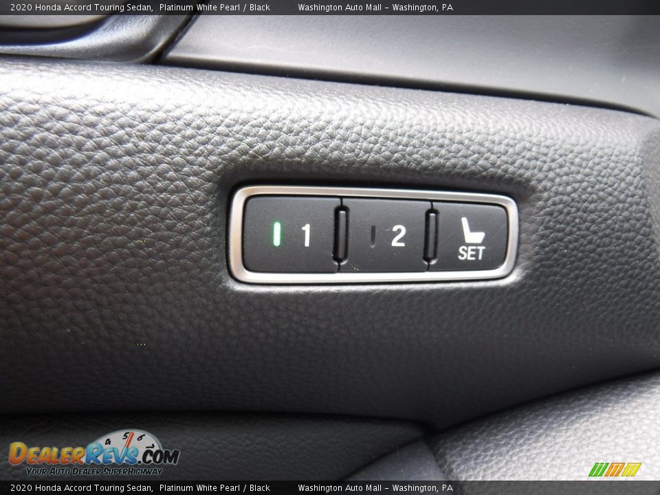 2020 Honda Accord Touring Sedan Platinum White Pearl / Black Photo #24