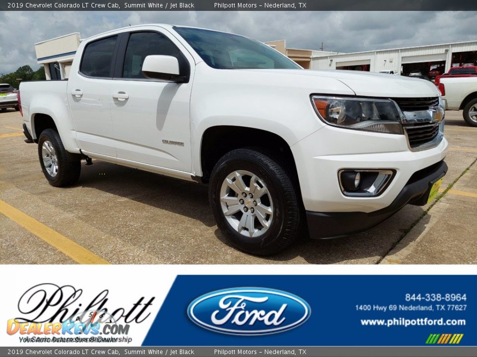 2019 Chevrolet Colorado LT Crew Cab Summit White / Jet Black Photo #1