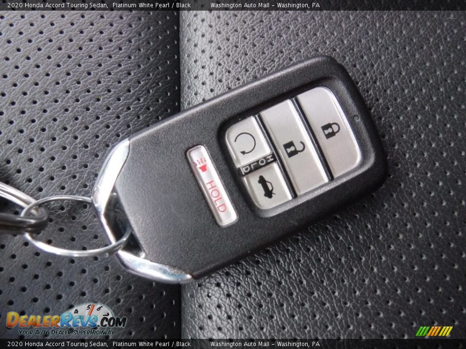2020 Honda Accord Touring Sedan Platinum White Pearl / Black Photo #28