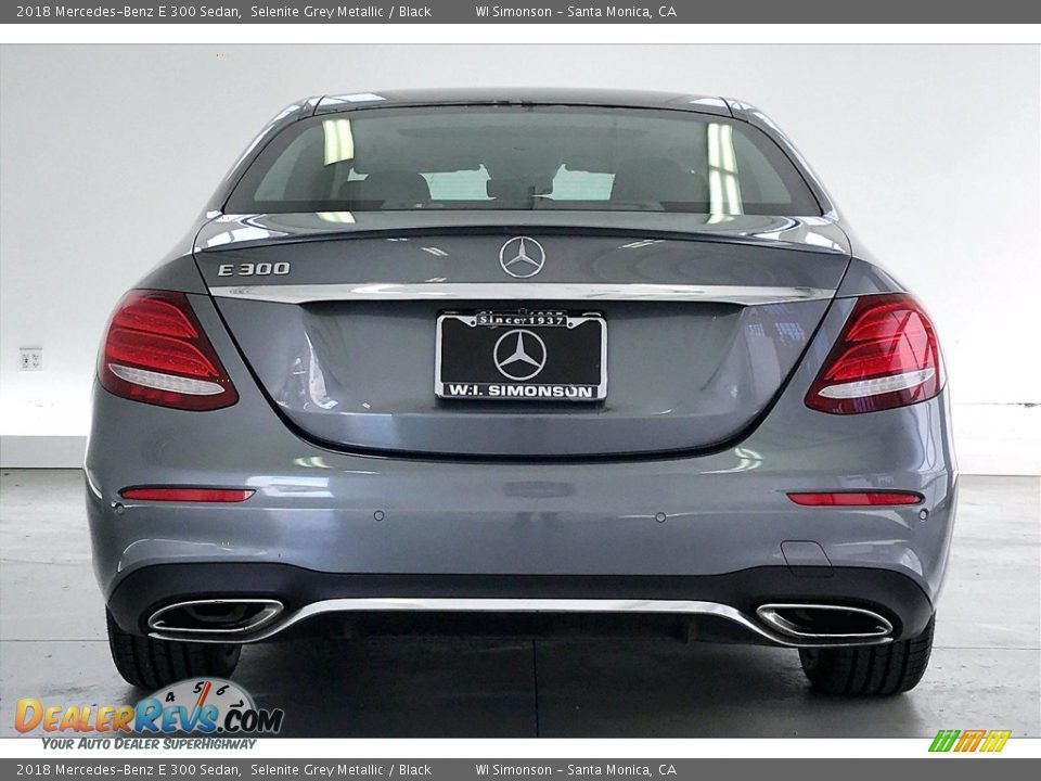 2018 Mercedes-Benz E 300 Sedan Selenite Grey Metallic / Black Photo #3