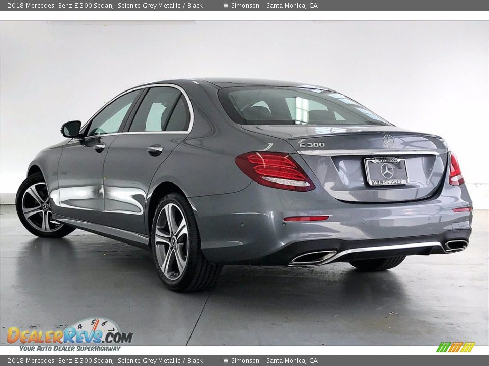 2018 Mercedes-Benz E 300 Sedan Selenite Grey Metallic / Black Photo #10