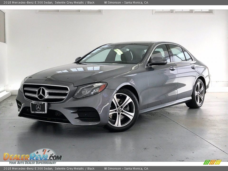 2018 Mercedes-Benz E 300 Sedan Selenite Grey Metallic / Black Photo #12