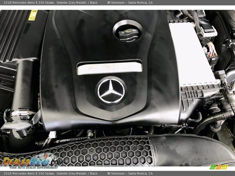 2018 Mercedes-Benz E 300 Sedan Selenite Grey Metallic / Black Photo #32