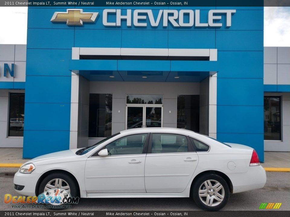 2011 Chevrolet Impala LT Summit White / Neutral Photo #1