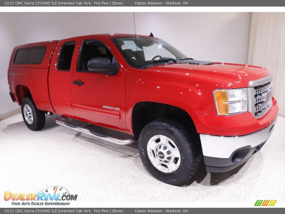 2012 GMC Sierra 2500HD SLE Extended Cab 4x4 Fire Red / Ebony Photo #1