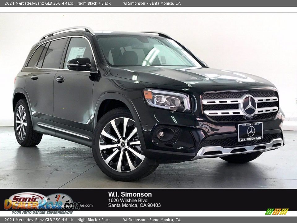 2021 Mercedes-Benz GLB 250 4Matic Night Black / Black Photo #1