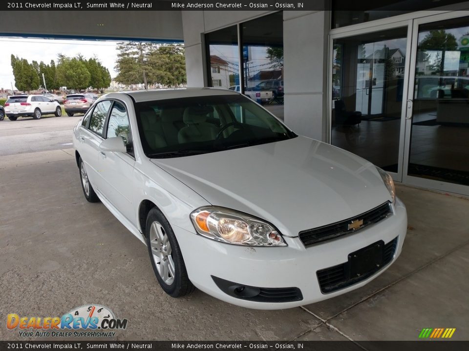 2011 Chevrolet Impala LT Summit White / Neutral Photo #2