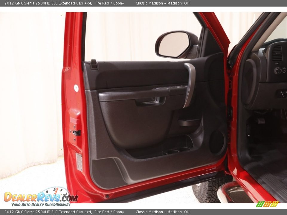 2012 GMC Sierra 2500HD SLE Extended Cab 4x4 Fire Red / Ebony Photo #4