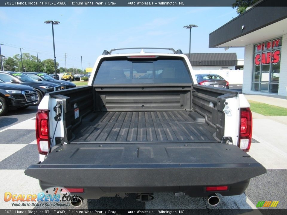 2021 Honda Ridgeline RTL-E AWD Platinum White Pearl / Gray Photo #5