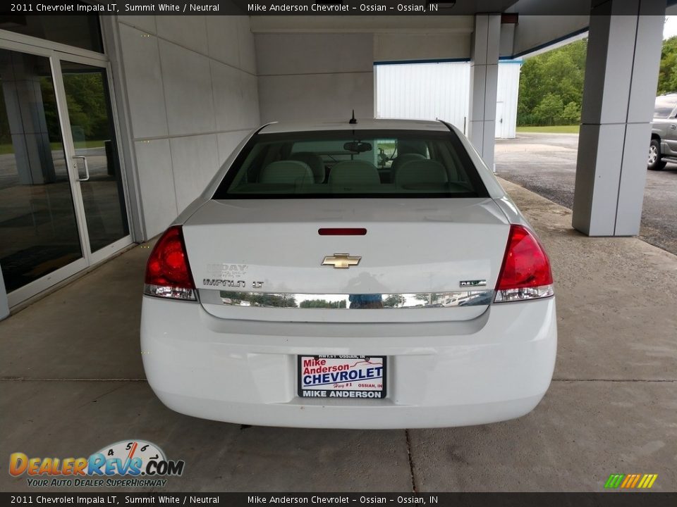 2011 Chevrolet Impala LT Summit White / Neutral Photo #5