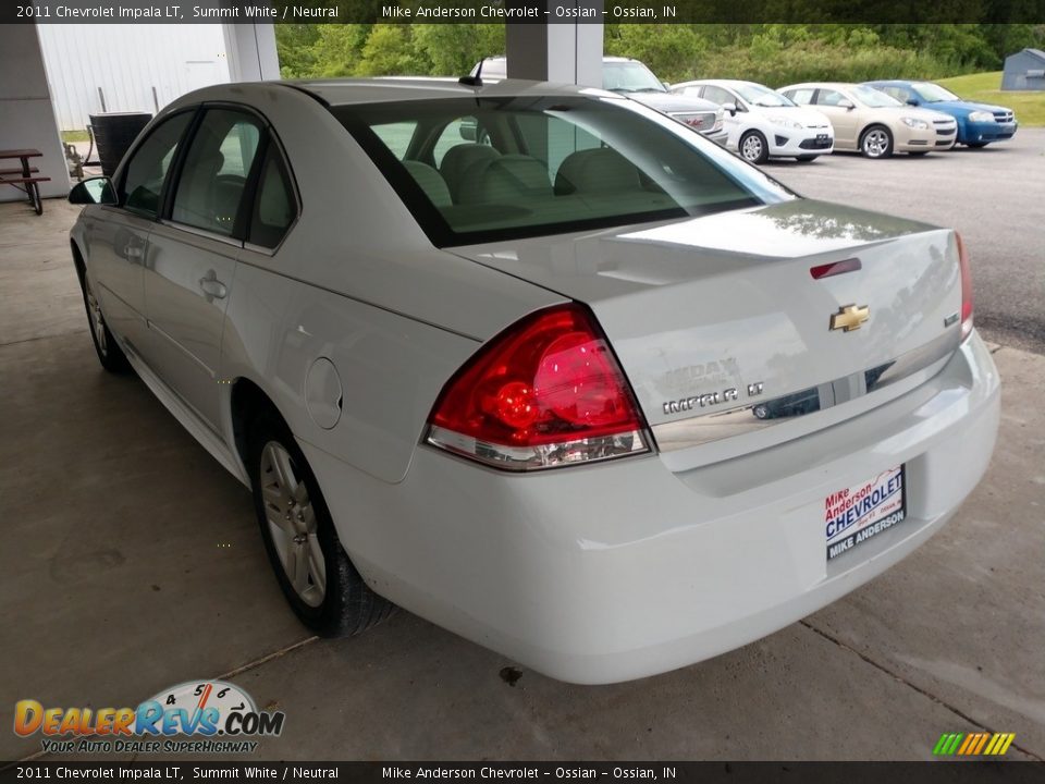 2011 Chevrolet Impala LT Summit White / Neutral Photo #7