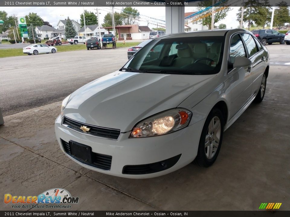 2011 Chevrolet Impala LT Summit White / Neutral Photo #8