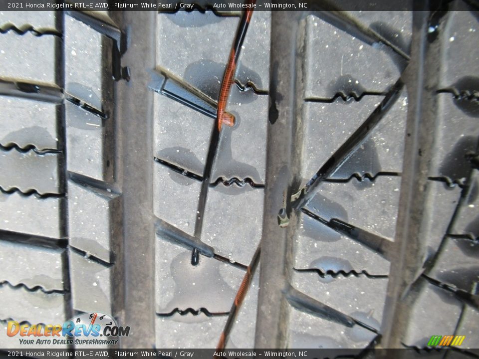 2021 Honda Ridgeline RTL-E AWD Platinum White Pearl / Gray Photo #9