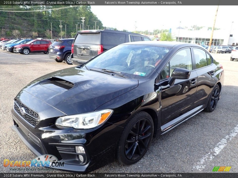 2018 Subaru WRX Premium Crystal Black Silica / Carbon Black Photo #1