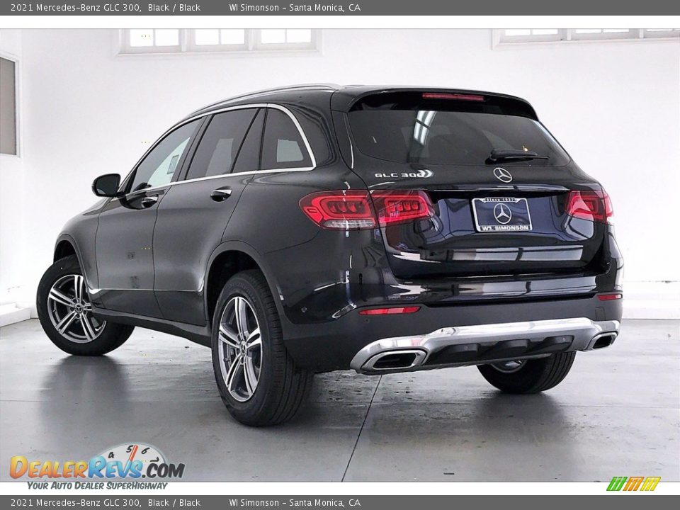 2021 Mercedes-Benz GLC 300 Black / Black Photo #2